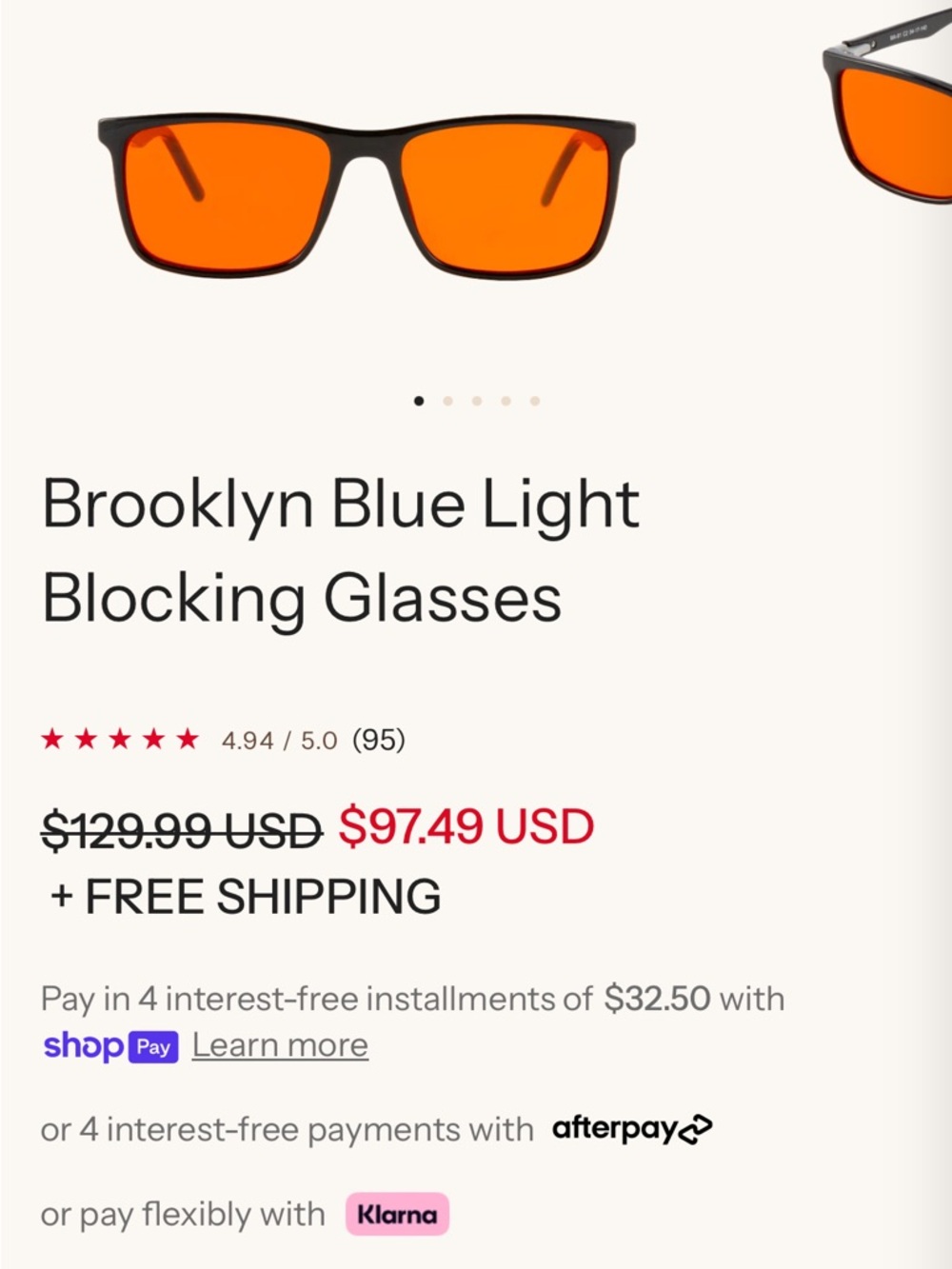 Brooklyn Blue Light Blocking Glasses